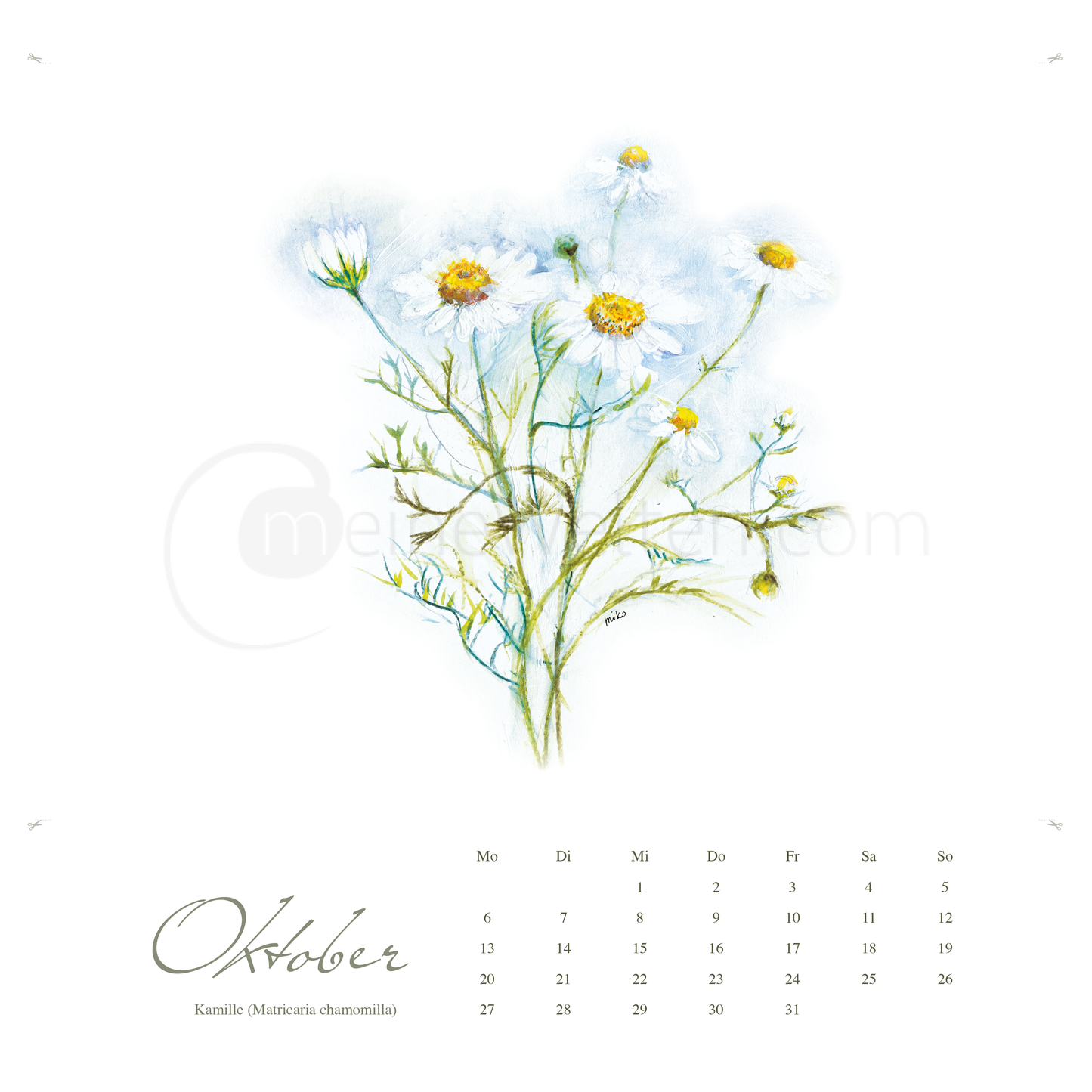 Kneipps Kräuterzauber – Natur entdecken im Kalender 2025 Kalender meinewelten.com Michalina Koch