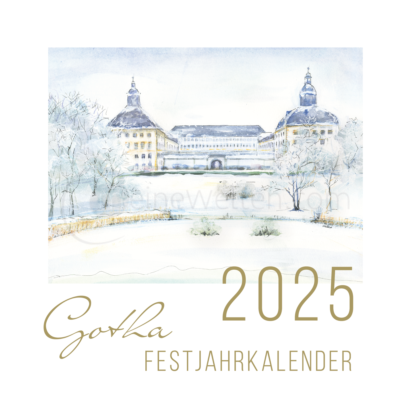 Gotha 1250 Jahre Jubiläum – Kunstkalender 2025 Kalender meinewelten.com Michalina Koch