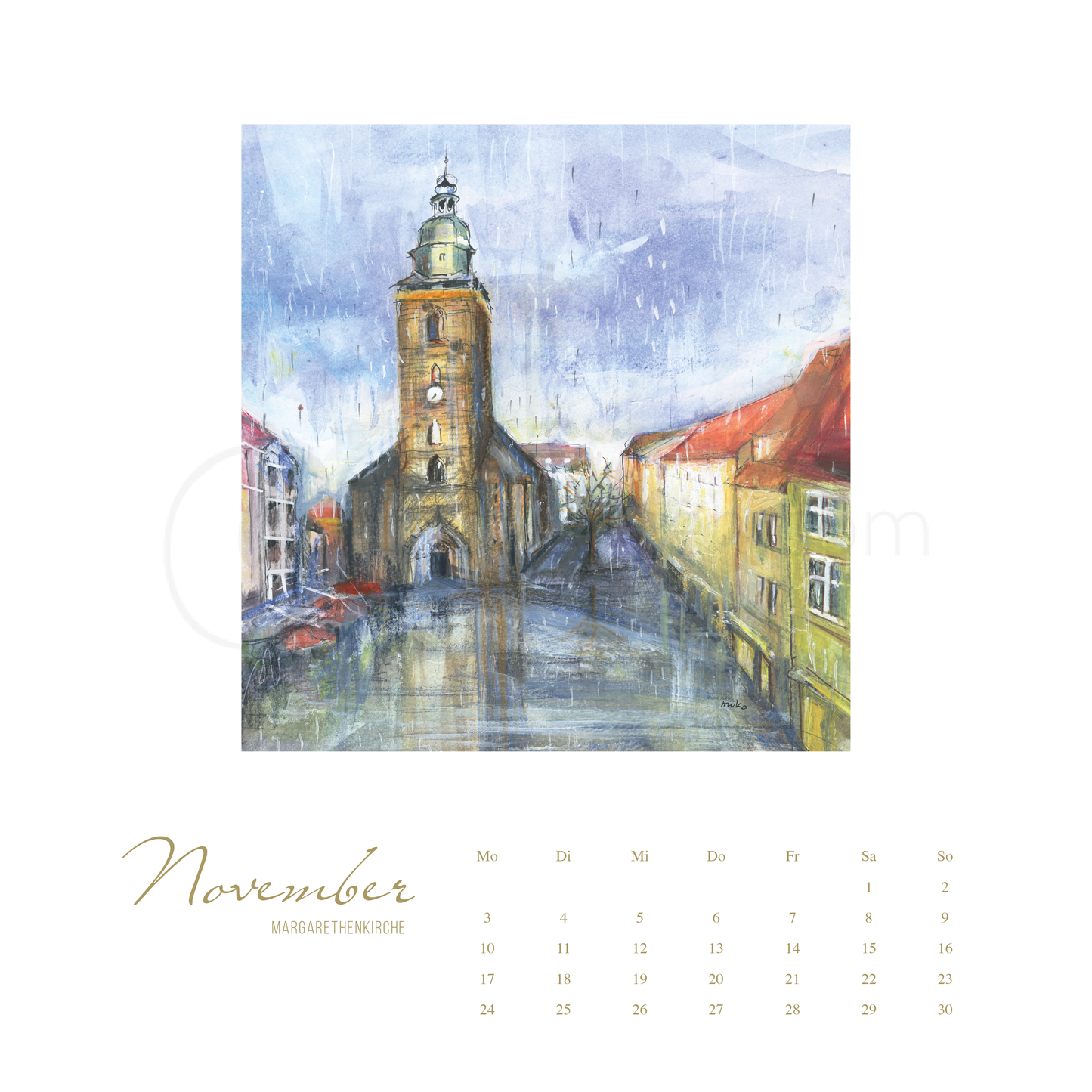 Gotha 1250 Jahre Jubiläum – Kunstkalender 2025 Kalender meinewelten.com Michalina Koch