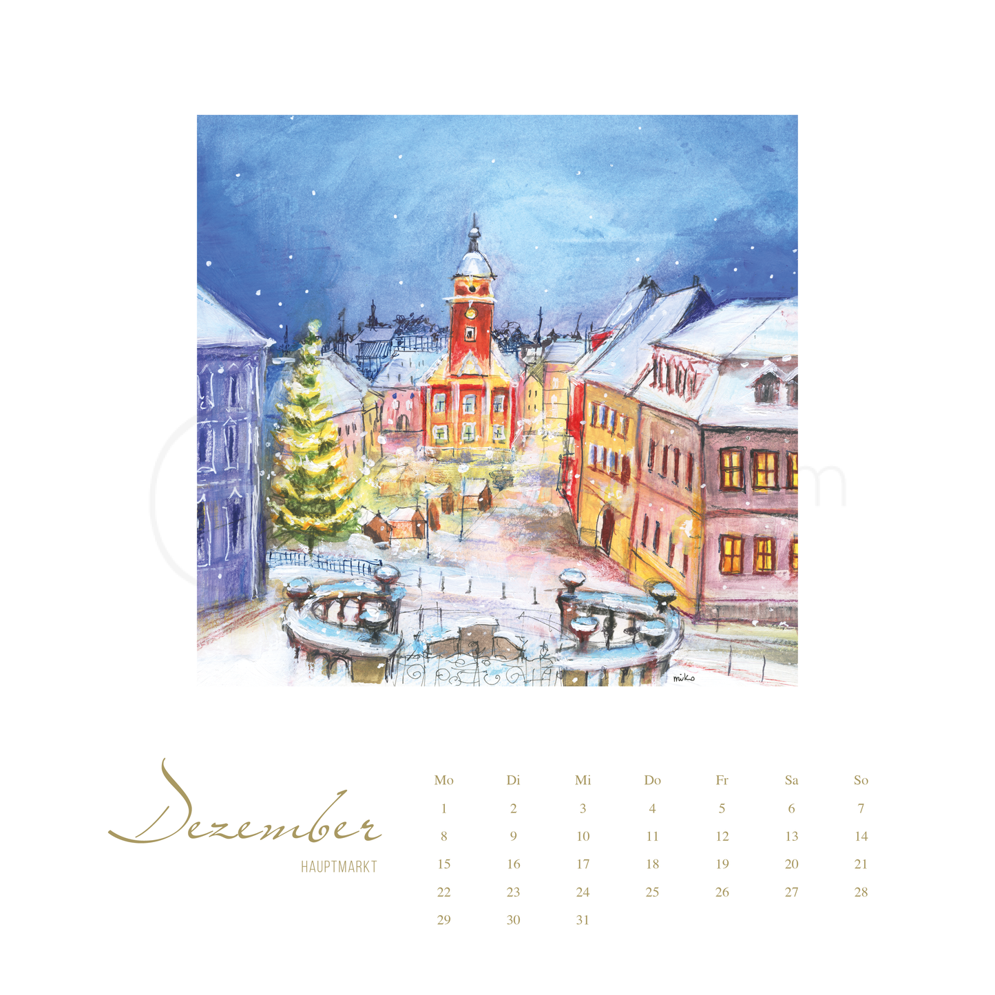 Gotha 1250 Jahre Jubiläum – Kunstkalender 2025 Kalender meinewelten.com Michalina Koch