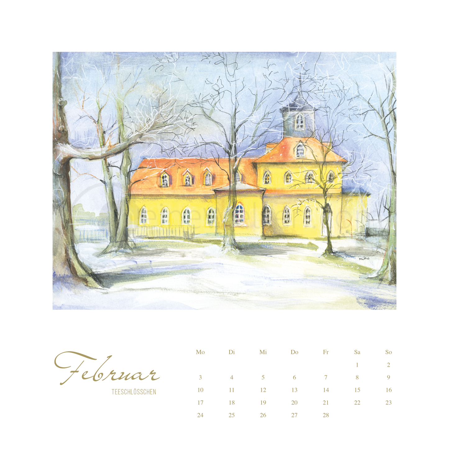 Gotha 1250 Jahre Jubiläum – Kunstkalender 2025 Kalender meinewelten.com Michalina Koch