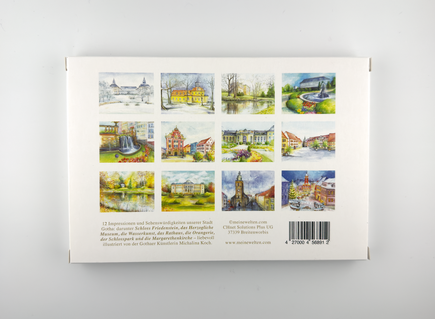 Gotha Postkartenset 1250 Jahre Jubiläumsedition