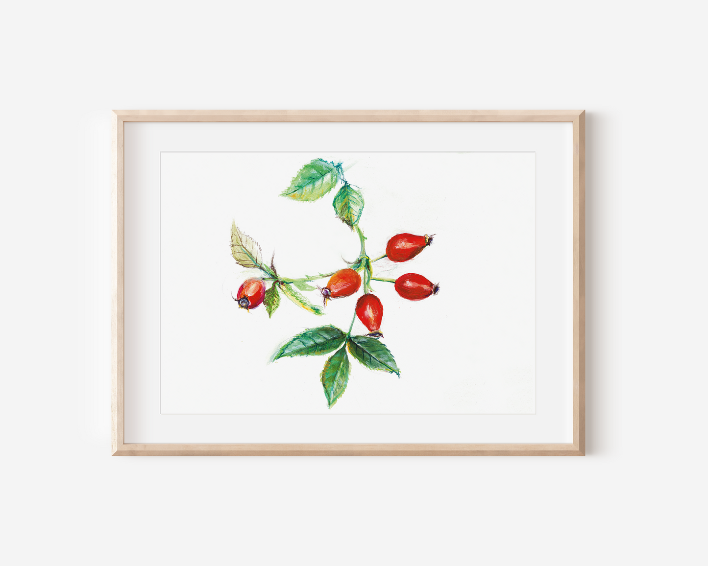 Rosehip Print DIN A4 Matowy papier artystyczny 250g Wysoka jakość
